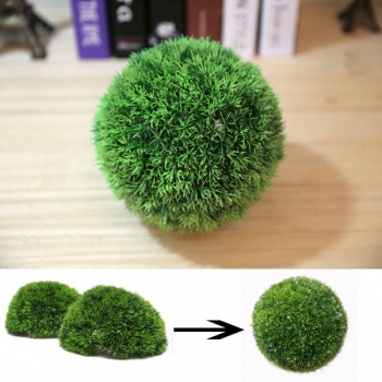 25cm Kunststoff künstliche Conifer Topiary Gras Kugel Hochzeit Garten hängende Dekoration