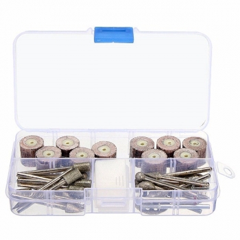 38pcs elektrische Schleifmühle Zubehör Schleifen Schleifen Polieren Drehwerkzeug Zubehör Set