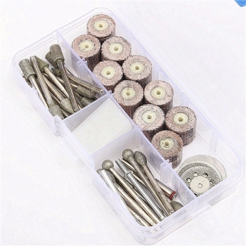 38pcs elektrische Schleifmühle Zubehör Schleifen Schleifen Polieren Drehwerkzeug Zubehör Set