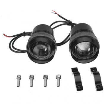 2pcs 12V 30W Motorrad U3 LED Engel Auge Driving Nebel Spot Weiße Scheinwerfer Hi/Lo