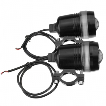 2pcs 12V 30W Motorrad U3 LED Engel Auge Driving Nebel Spot Weiße Scheinwerfer Hi/Lo