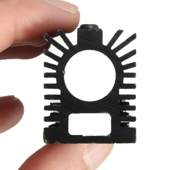 Schwarz Aluminium Kühlkörper Kühlkörper für 12mm Laser Host Basis