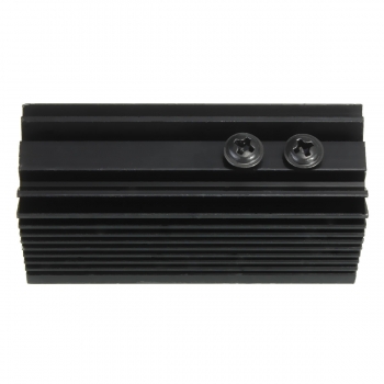 Schwarz Aluminium Kühlkörper Kühlkörper für 12mm Laser Host Basis