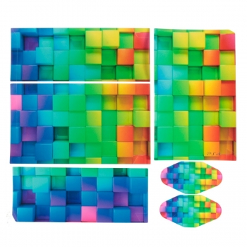 Lattice Style Vinyl Skin Aufkleber für PS4 Play Station 4 Konsole und 2 Controller