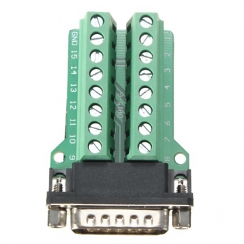 15pin D-SUB DB15-Stecker Breakout-Karte Anschlussklemmenanschlussblock