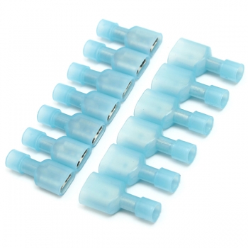 Excellway® TC23 50 Stück Female &amp; Male Isolierter Drahtanschluss 16-14AGW Messgerät