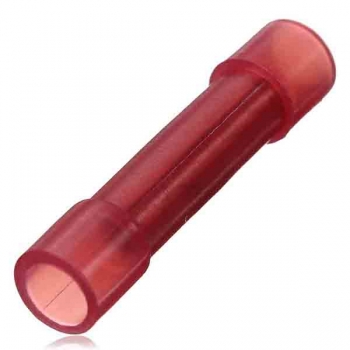 100pcs Red-elektrischen Draht Crimp Stoßverbinder Isolierte Anschluss 0.4-1mm² 22-18AWG