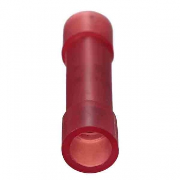 100pcs Red-elektrischen Draht Crimp Stoßverbinder Isolierte Anschluss 0.4-1mm² 22-18AWG