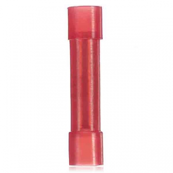 100pcs Red-elektrischen Draht Crimp Stoßverbinder Isolierte Anschluss 0.4-1mm² 22-18AWG