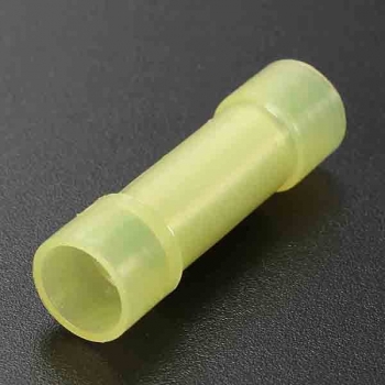 100pcs Gelb Nylon isolierte Stoßverbinder Elektrische Draht Terminals 22-10AWG