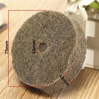 3 Zoll 75mm Nylon Faser Polierer Polierpad Rad