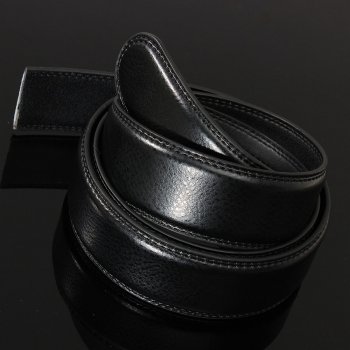 Männer Zweiter Stock Rindsleder Schwarzer Brauner Gurt Körper Ohne Schnalle Länge Zufällig