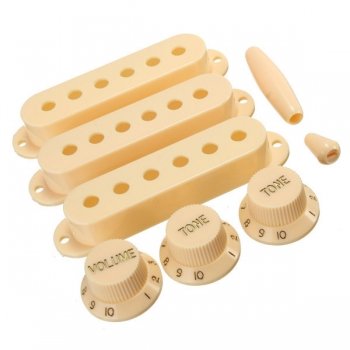 Gitarren Pickup Abdeckungen Volumen Ton Knöpfe Schalter Tipps für Fender Strat ST