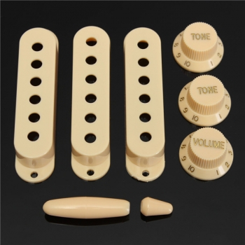 Gitarren Pickup Abdeckungen Volumen Ton Knöpfe Schalter Tipps für Fender Strat ST