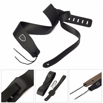 Gitarrengurt Einstellbare Gitarre E Bass Dickes Leder Python Haut Muster