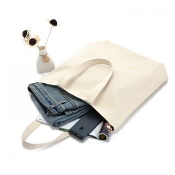 Canvas Blank Tasche Wiederverwendbare DIY Schulter Einkaufstasche Einkaufs Shopper 