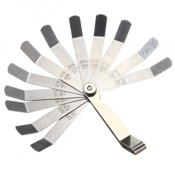 12 Blades Fühlerlehre Metrisch Imperial Offset Dual Marked Lesen Messen