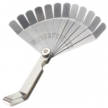 12 Blades Fühlerlehre Metrisch Imperial Offset Dual Marked Lesen Messen