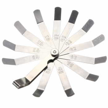 12 Blades Fühlerlehre Metrisch Imperial Offset Dual Marked Lesen Messen