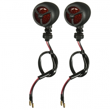 11 12V LED Aluminium Blinker Kontrollleuchte Wasserdichte Motorrad für Harley