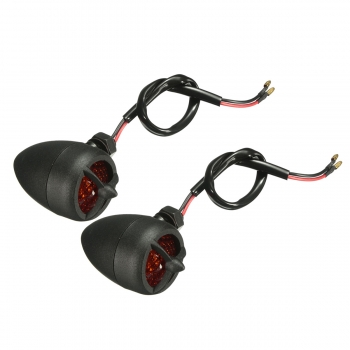 11 12V LED Aluminium Blinker Kontrollleuchte Wasserdichte Motorrad für Harley