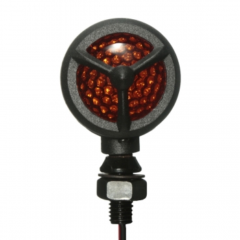 11 12V LED Aluminium Blinker Kontrollleuchte Wasserdichte Motorrad für Harley