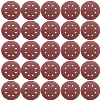 25pcs 150mm 240 grit 8 scheiben schleifmittel löcher schleifen sandpapier.