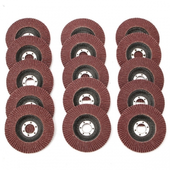 15pcs 115mm 40 60 80 Grit Schleiflamellenscheiben Schleifscheiben