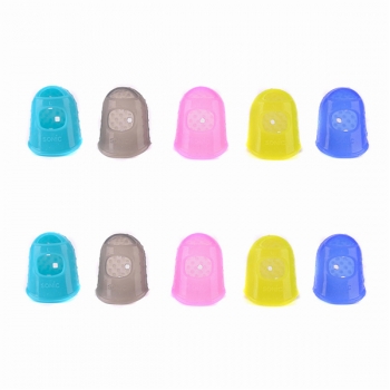 10Pcs Gitarre Ukulele Thumb Bass Silikon Fingertip Fingerpicks Schutz Plektrum 