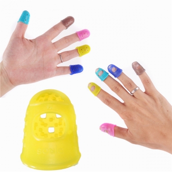 10Pcs Gitarre Ukulele Thumb Bass Silikon Fingertip Fingerpicks Schutz Plektrum 