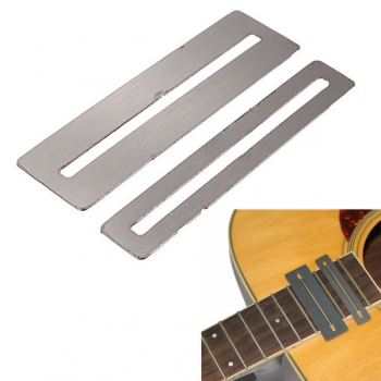 2Pcs Stahl FretBoard Finger Board Fret Protector Wachen für Gitarre Bass