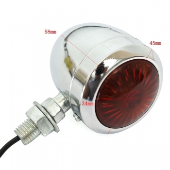 Paar 12V Motorrad Blinker Kontrollleuchte Lampe für Harley