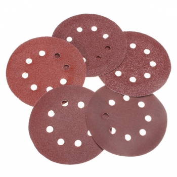 50Pcs 8 Löcher Schleif Sand Discs Schleifpapier 40 60 80 120 240 Grit Schleifpapiere