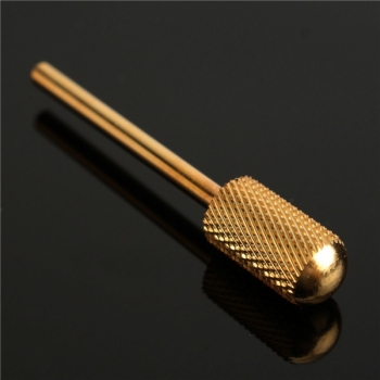 2.3mm Glatte End Elektro Carbide Nagelbohrer goldene Nagel Kunst Bohrgerät Akten Bits