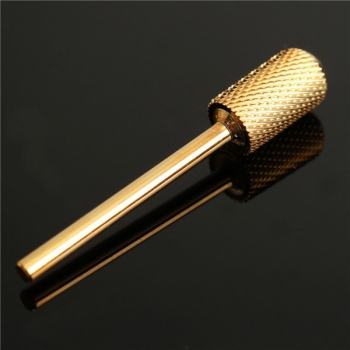 2.3mm Glatte End Elektro Carbide Nagelbohrer goldene Nagel Kunst Bohrgerät Akten Bits