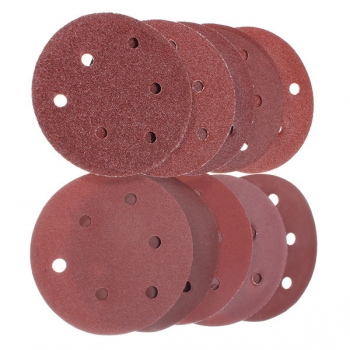 50pcs 125mm Schleif Sand Discs Schleifpapier 6 Löcher Schleifscheiben 40-800 Grit Schleifpapiere