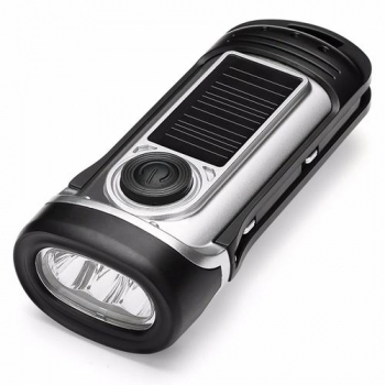 ThorFire Solar Power Handkurbel Wasserdichte Taschenlampe Portable LED Notfall-Taschenlampe