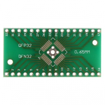 QFN32 QFP32 Converter SMD Adapter PCB Universalboard dip