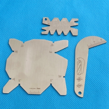 3pcs Winkelmesser Set Sharpener Werkzeuge S / S Inspektion Bohrer Winkel Gage