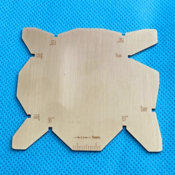 3pcs Winkelmesser Set Sharpener Werkzeuge S / S Inspektion Bohrer Winkel Gage