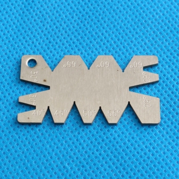 3pcs Winkelmesser Set Sharpener Werkzeuge S / S Inspektion Bohrer Winkel Gage