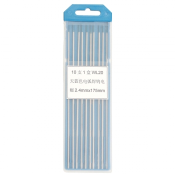 10Pcs Tungsten 2 Prozent Lanthanated blaue Spitze WIG Elektroden WL20