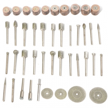 43pcs Verschiedene Schleifen Schleifen Polieren Drehwerkzeug Zubehör Set Elektro Grinding Mill Accessori