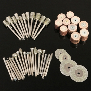 43pcs Verschiedene Schleifen Schleifen Polieren Drehwerkzeug Zubehör Set Elektro Grinding Mill Accessori