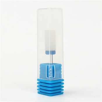 Elektrische Nagel Schleifkopf Bohrer Keramik runde weiße Nagelbohrer