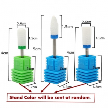 Elektrische Nagel Schleifkopf Bohrer Keramik runde weiße Nagelbohrer