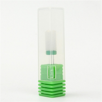 Elektrische Nagel Schleifkopf Bohrer Keramik runde weiße Nagelbohrer