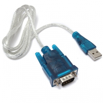 3Pcs Durchlässiger USB auf serielle RS232 9 Pin Konverter Kabel Adapter