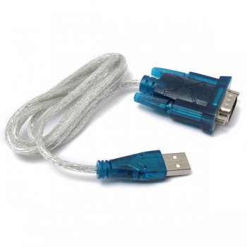 3Pcs Durchlässiger USB auf serielle RS232 9 Pin Konverter Kabel Adapter