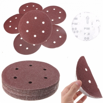 25pcs 6 Zoll Klett Schleifscheiben 40 60 80 120 180 240 Grit Schleifpapier